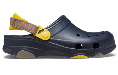 Crocs Classic All Terrain Clog 'navy Yellow' In Multi