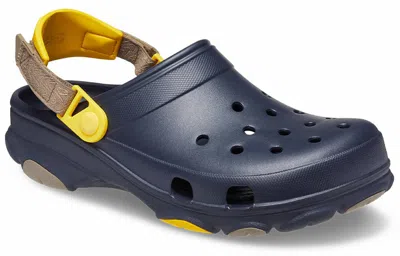 Crocs Classic All Terrain Clog 'navy Yellow' In Multi