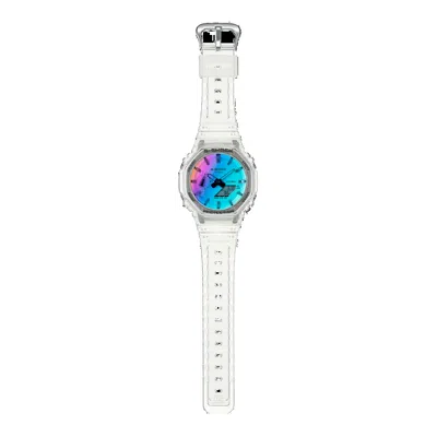 Casio G-shock Analog-digital 'white' In Metallic