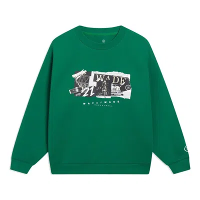 Li-ning Way Of Wade Photo Graphic Sweatshirt 'green'