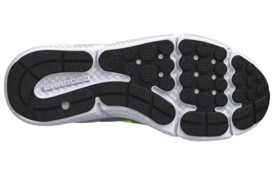 Under Armour Charged Assert 10 'gravel Lime Surge' In Black