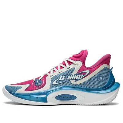 Li-ning Sonic 11 Astro-s2 'niagara Pink' In Blue
