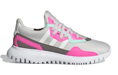 Adidas Originals (gs)  Flex J 'grey Screaming Pink' In Multi