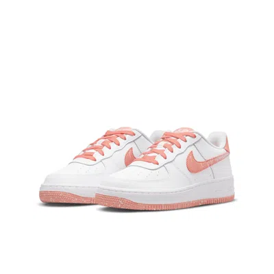 Nike (gs)  Air Force 1 Lv8 'white Light Madder Root Speckled'