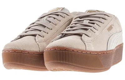Puma (wmns)  Vikky Platform 'pebble' In Neutral