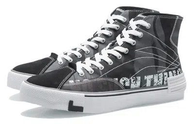 Li-ning Weiwu Canvas Hi Shoes 'black White'