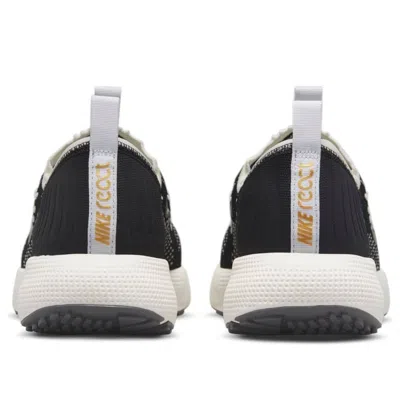 Nike (wmns)  React Escape Run Flyknit 'black Metallic Vivid Gold' In Multi