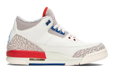 Air Jordan (gs)  3 Retro 'international Flight' In Red