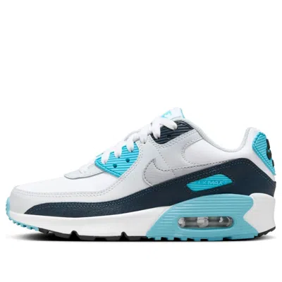 Nike (gs)  Air Max 90 'baltic Blue' In White