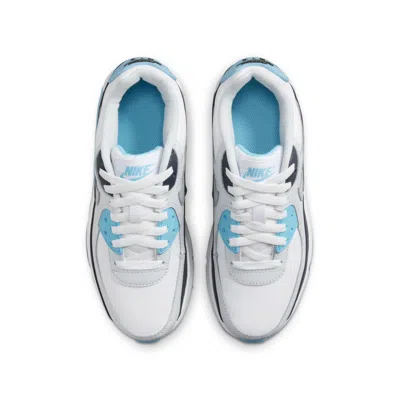 Nike (gs)  Air Max 90 'baltic Blue' In White