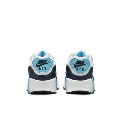 Nike (gs)  Air Max 90 'baltic Blue' In White