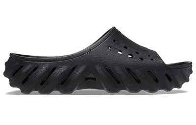 Crocs Unisex Echo Slides Black 42