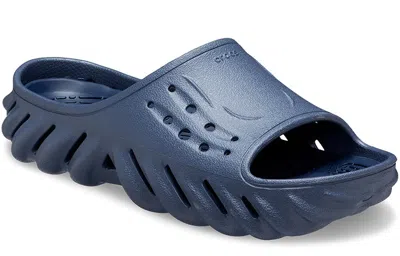 Crocs Echo Slide 'storm' In Blue
