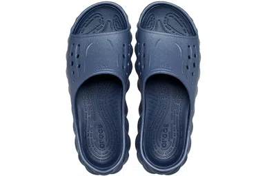 Crocs Echo Slide 'storm' In Blue