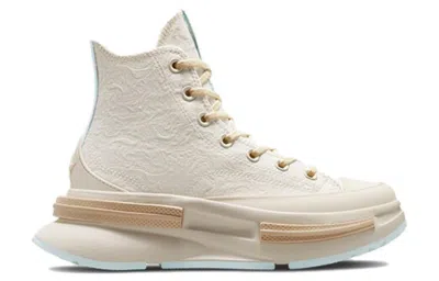 Converse (wmns)  Run Star Legacy Cx Platform Swirl Jacquard 'ivory Aqua Mist' In Neutral