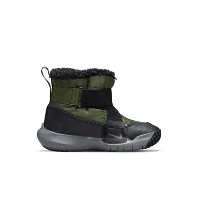 Nike (ps)  Flex Advance Boot 'cargo Khaki' In Black