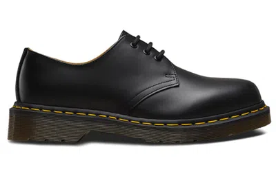 Dr. Martens Black Leather Oxfords And Derbies In Black