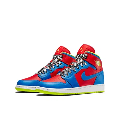 Air Jordan (gs)  1 Retro High 'racing Pack' In White