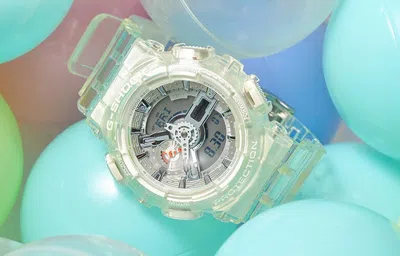 Casio G-shock Analog-digital 'white' In Neutral