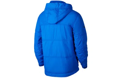 Nike Men's  Sports Hooded Padded Jacket Royal Blue