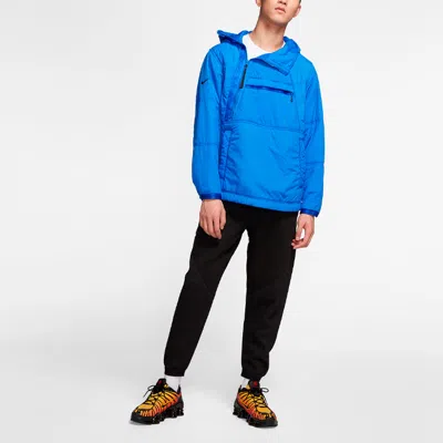 Nike Men's  Sports Hooded Padded Jacket Royal Blue