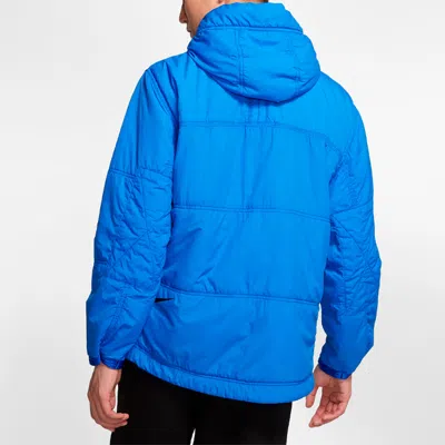 Nike Men's  Sports Hooded Padded Jacket Royal Blue