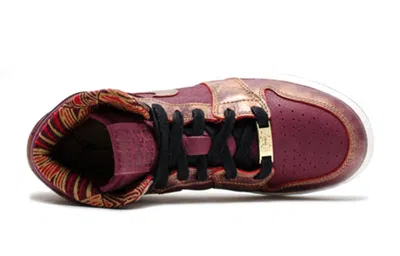 Air Jordan (gs)  1 Mid 'bhm' In Burgundy
