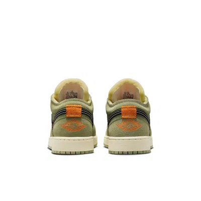 Air Jordan (gs)  1 Low Se Craft 'sky J Light Olive' In Green