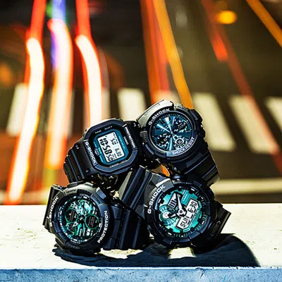 Casio G-shock Analog-digital 'black Green'