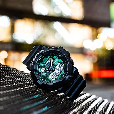 Casio G-shock Analog-digital 'black Green'