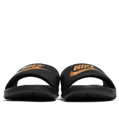 Nike Benassi Slides 'just Do It' In Black