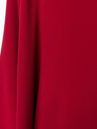 Shop Valentino Floor Length Gown In Red