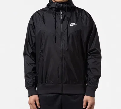Nike Outdoor Sports Zipper Windproof Casual Jacket Black