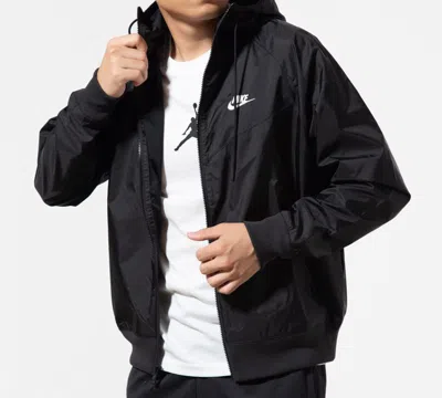Nike Outdoor Sports Zipper Windproof Casual Jacket Black