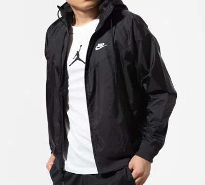 Nike Outdoor Sports Zipper Windproof Casual Jacket Black