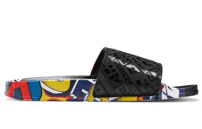 Reebok Blackeyepatch X Classic Slide 'black' In Multi