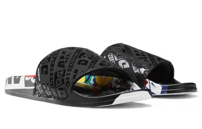 Reebok Blackeyepatch X Classic Slide 'black' In Multi