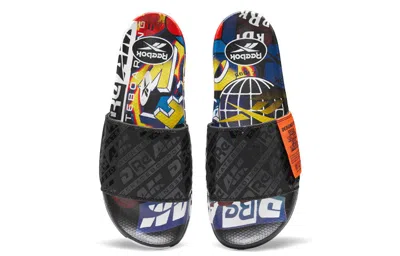 Reebok Blackeyepatch X Classic Slide 'black' In Multi
