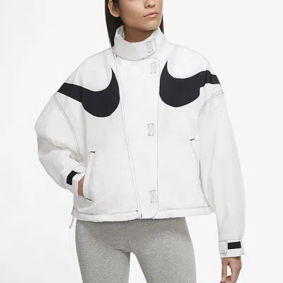 Nike (wmns)  Rpl Swsh Wvn Gx Jkt Jacket Stand-up Collar Jacket White