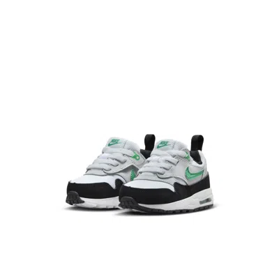 Nike (td)  Air Max 1 Easyon 'black Stadium Green' In White