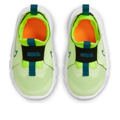 Nike (td)  Flex Runner 2 'barely Volt' In Green