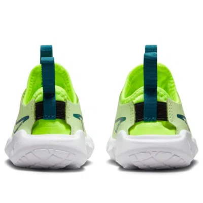 Nike (td)  Flex Runner 2 'barely Volt' In Green