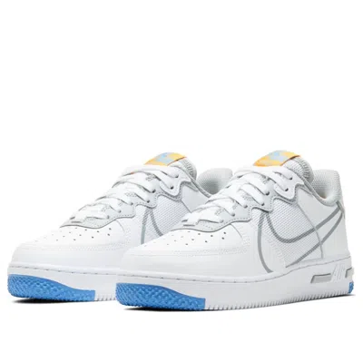 Nike (gs)  Air Force 1 React Su 'white Light Smoke Grey' In Multi