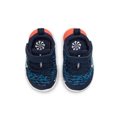 Nike (td)  Free Rn 2021 'midnight Navy Orange' In Multi