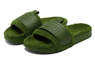 Puma Leadcat Ylm Slide Winter Slipper Green