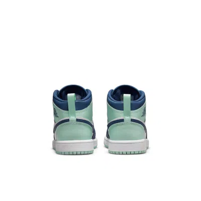 Air Jordan (ps)  1 Mid 'blue Mint' In Multi
