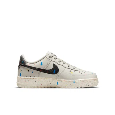 Nike (gs)  Air Force 1 Lv8 3 'paint Splatter - Light Bone' In White