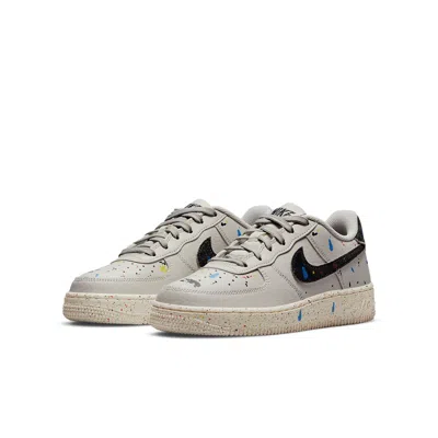 Nike (gs)  Air Force 1 Lv8 3 'paint Splatter - Light Bone' In White