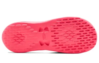 Under Armour (wmns)  Playmaker Fixed Strap Slide 'black Pink' In Red