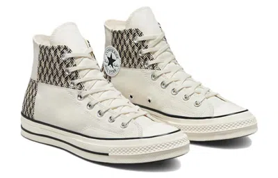 Converse Chuck 70 High 'herringbone Patchwork' In White